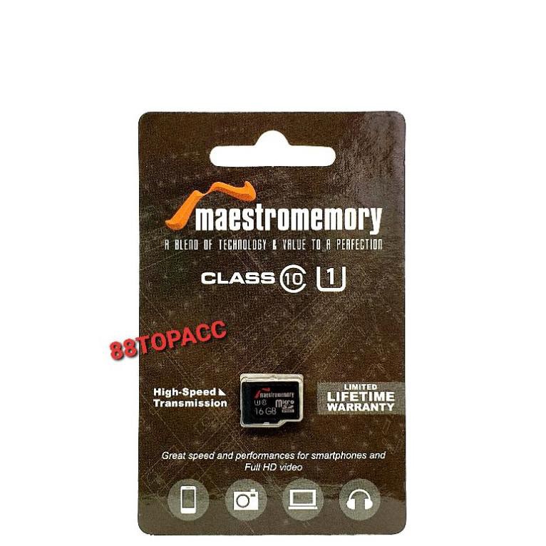 Mới Mô Hình Đồ Chơi Micro Sd Maestro Class 10 8gb / 16gb / 32gb / 64gb Microsd Turbo Class10 / Warranty R