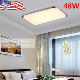CIN Modern Dimming LED Ceiling Panel Down Light Lamp Mount Wall W/ Remote Control UK