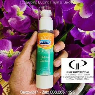 Gel bôi trơn durex play tingling mát lạnh 100ml