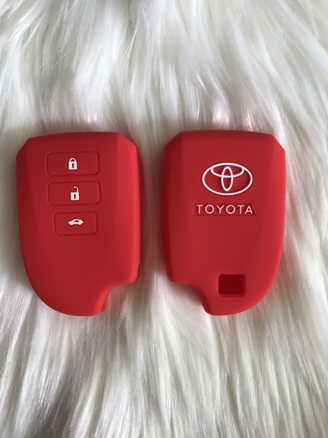 Bao silicone bọc bảo vệ chìa thông Minh TOYOTA VIOS 3 nút bấm