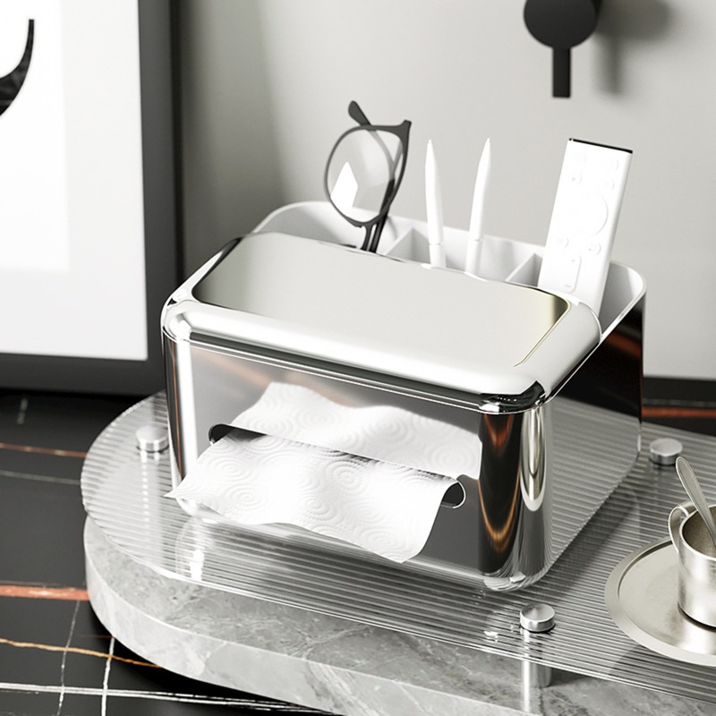 Hộp Đựng Khăn Giấy Siêu Nhẹ Có Nắp Đậy Giá Đỡ