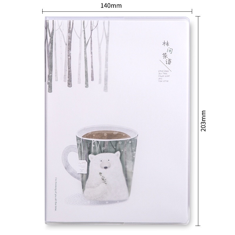 Sổ Tay A5 Deli Hoạt Hình Dễ Thương Cute Vở Học Sinh Văn Phòng Phẩm