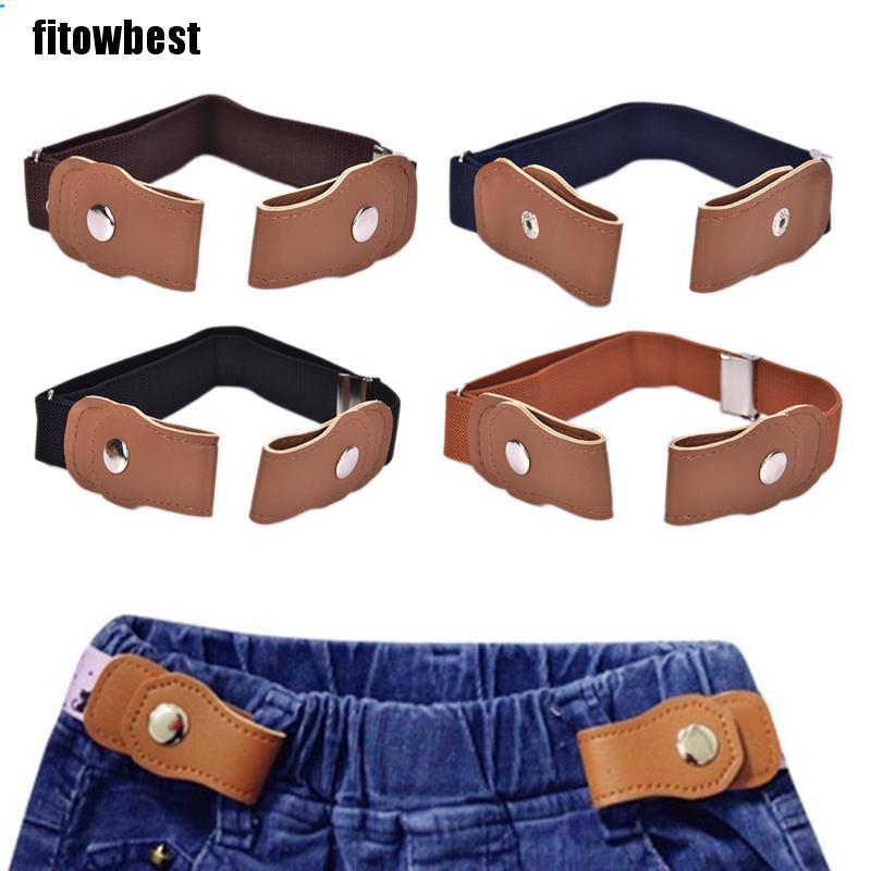 Thắt Lưng Co Giãn Không Có Khóa Cài Có Thể Điều Chỉnh Cho Bé Trai / Gái