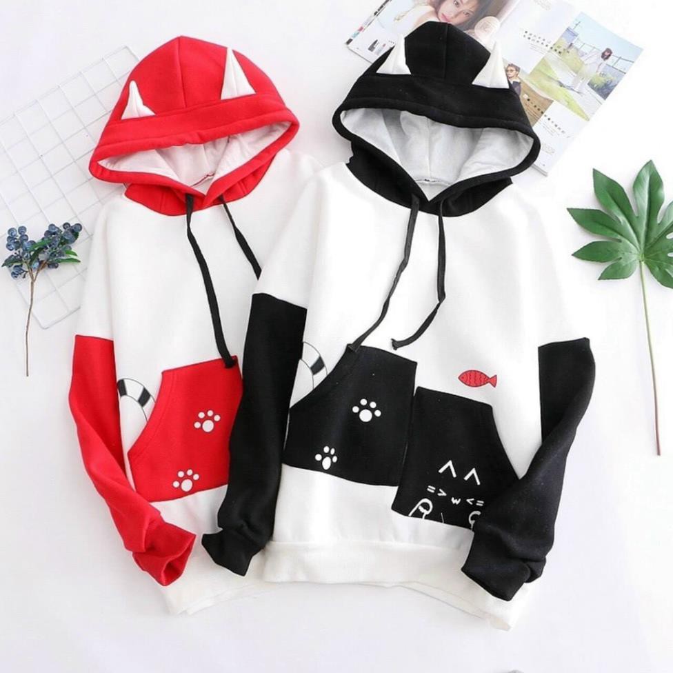 Áo Hoodie Unisex nỉ phối 2 túi lệch - Thiên Đàng Áo Khoác