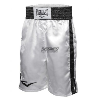 QUẦN BOXING TRUNKS, 24" LENGTH - WHITE