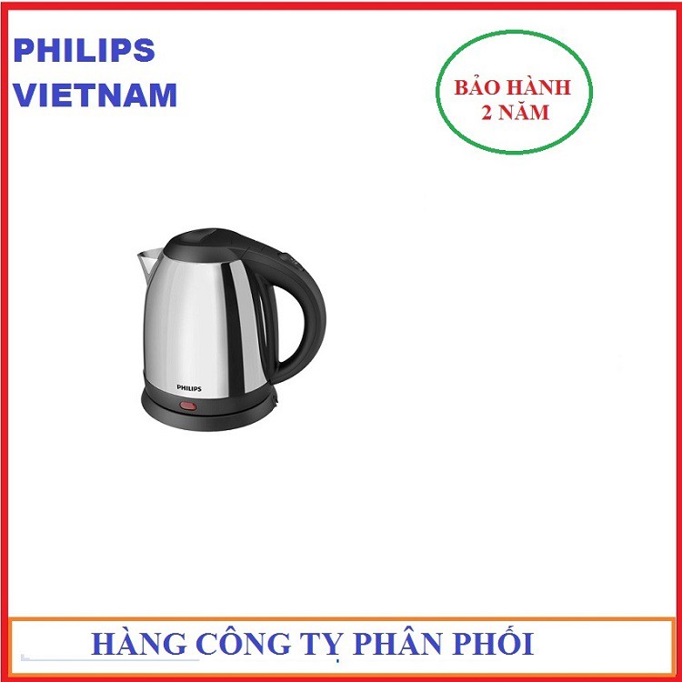 Bình đun siêu tốc Philips HD9303, 1800W, 1.2 lit- hàng chính hãng, Bảo hành 24 tháng