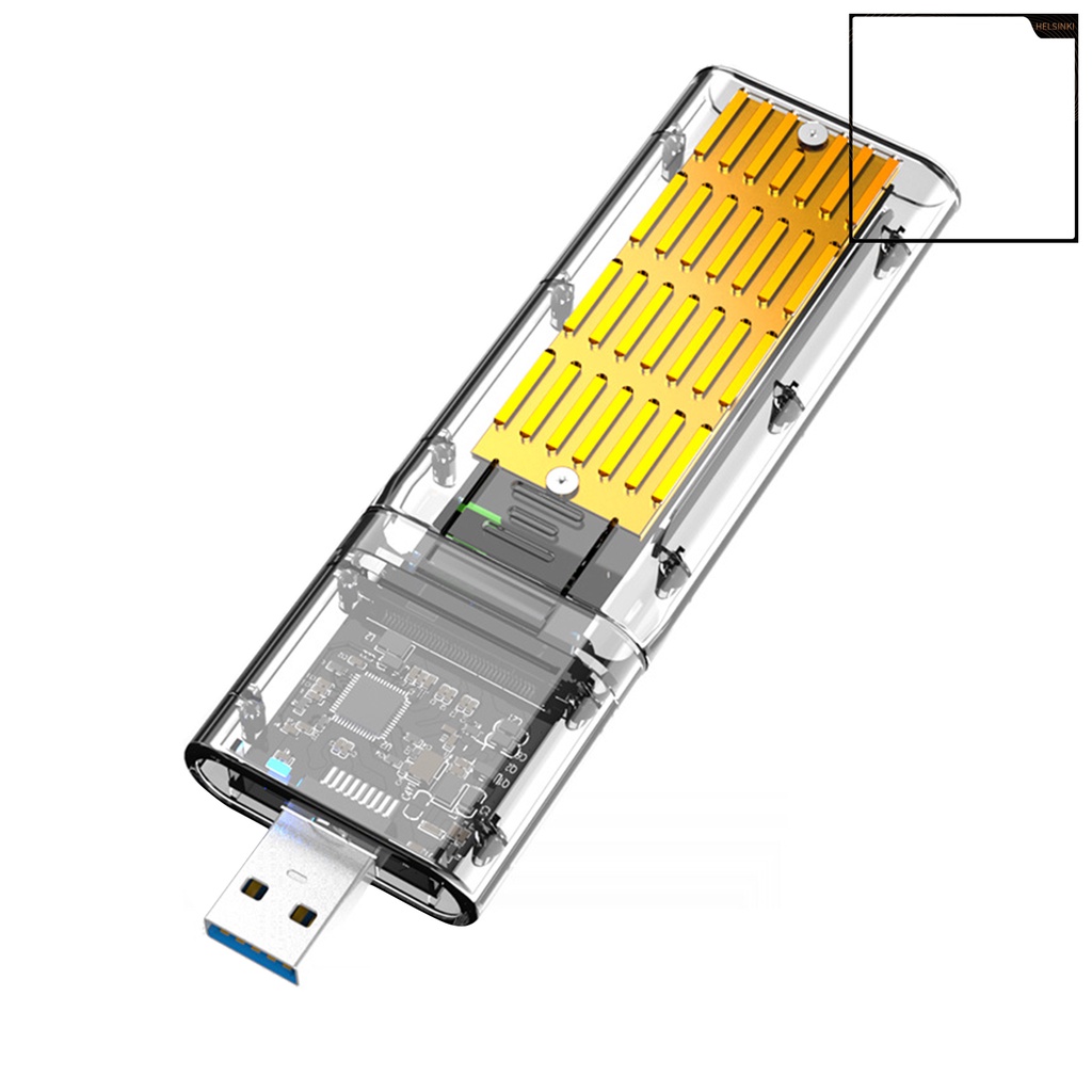 Hộp đựng ổ cứng gắn ngoài NGFF cổng USB 3.0 2TB cho B-KEY (Sata) Protocol M.2 SDD