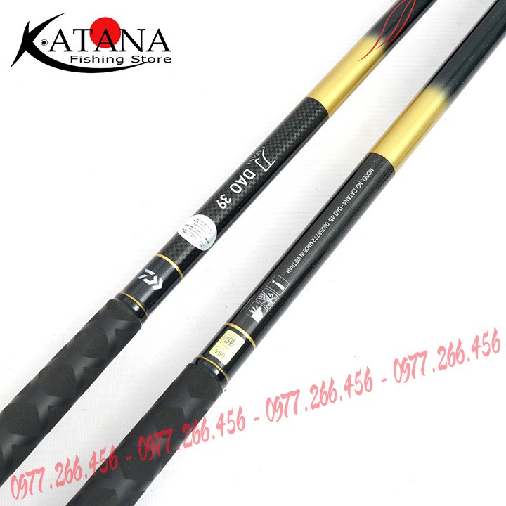 Cần tay Daiwa Catana Đao - 5H Siêu Nhẹ Siêu Khỏe 3m9/4m5/5m4/6m3