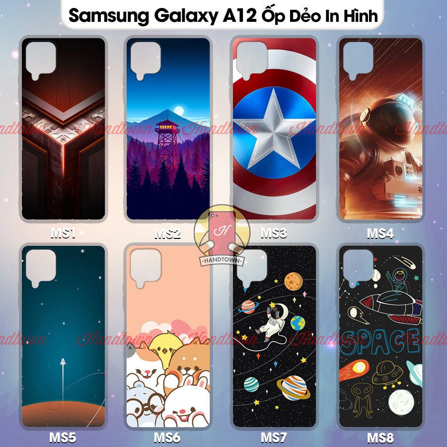 Ốp lưng TPU Samsung Galaxy A12 samsungA12 Ốp Nhựa Dẻo Toàn Bộ In Hình Cao Cấp Nhiều Mẫu Phần A SIÊU BỀ