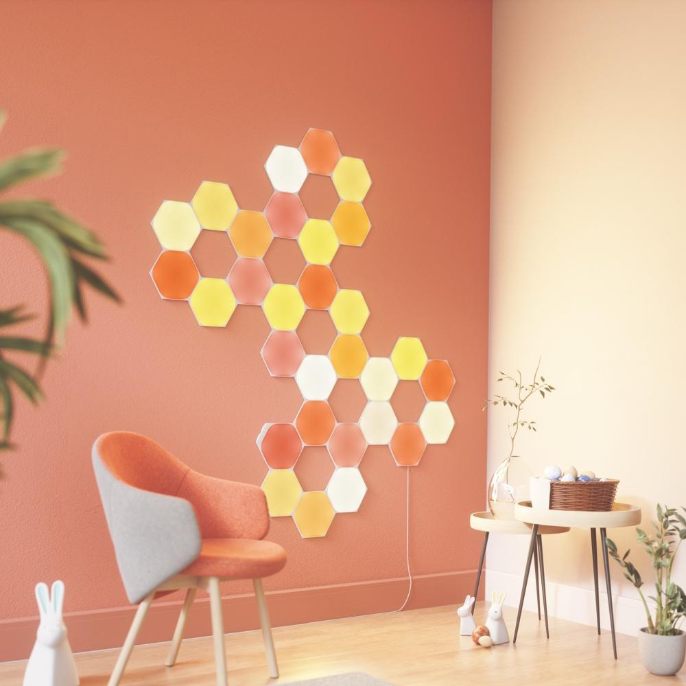 Bộ đèn thông minh Nanoleaf Shapes Hexagon Smarter Kit