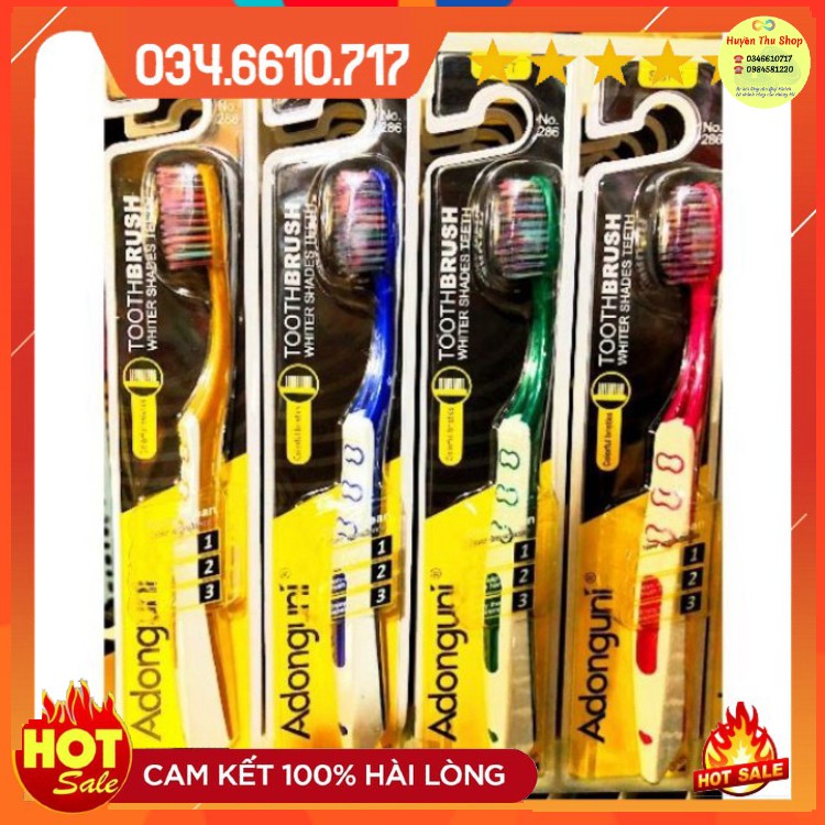 Bàn Chải Đánh Răng Than Hoạt Tính Hàn Quốc No 286