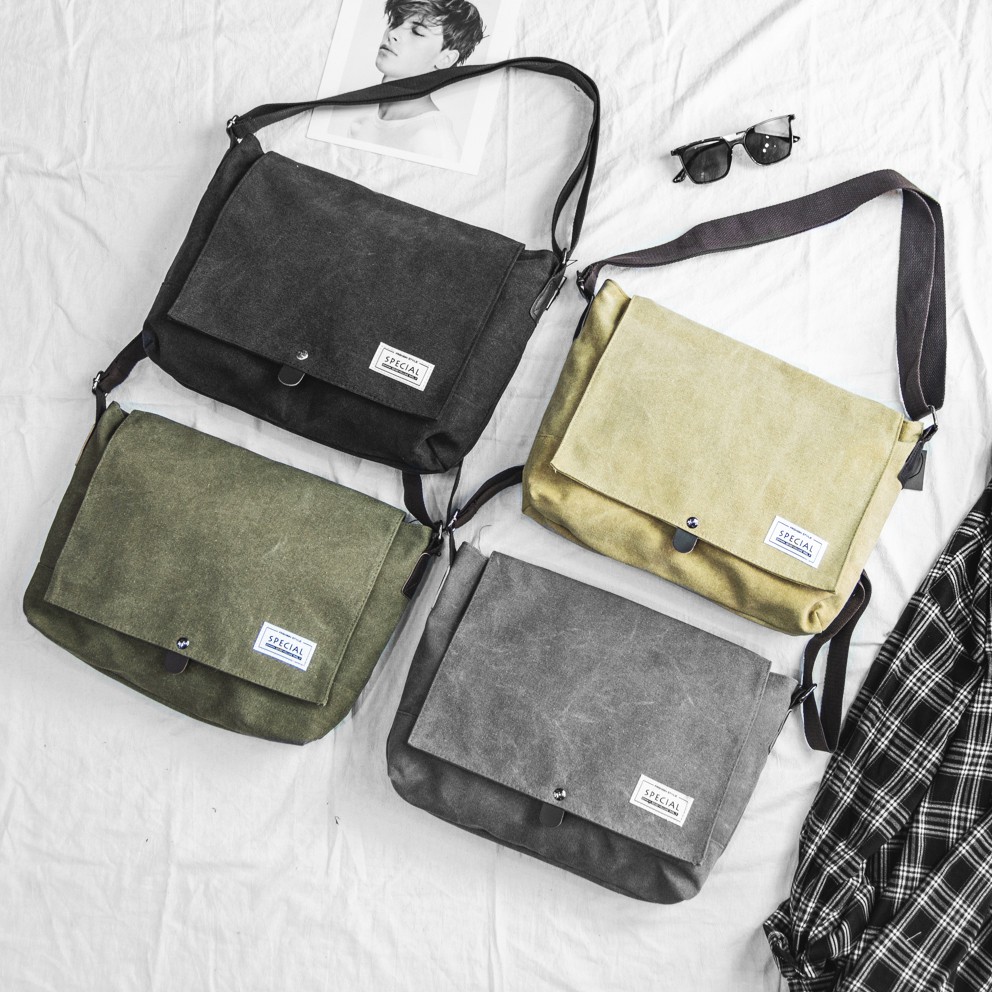 Túi, Cặp Thời Trang Nam Nữ Hàn Quốc Unisex Cao Cấp, Chống Thấm Nước