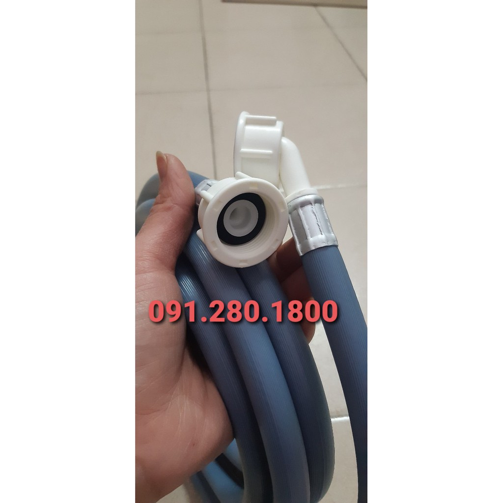 [Mã ELHA22 giảm 5% đơn 300K] Dây cấp nước máy giặt Electrolux cửa ngang 3m - 2 đầu ren