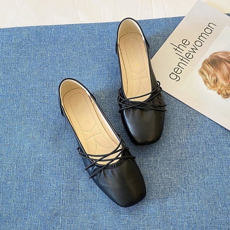 [ Mã 66CBSALE giảm 30K đơn 200K] Giày búp bê mũi vuông phong cách thời trang dành cho phái đẹp | BigBuy360 - bigbuy360.vn