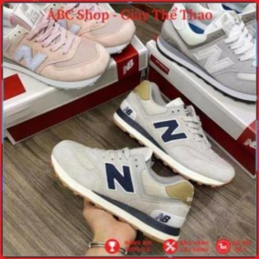 Giày Newbalance 574 Xịn Sò, Giầy New 547 Hồng, Xám Tím Than, Xám Trắng 🏁 ✂