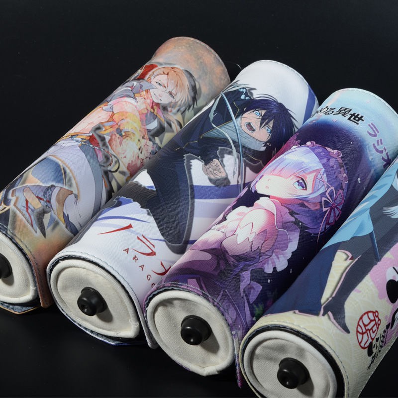 Hộp đựng bút chì cuộn pu dung lượng lớn ngoại vi Anime Naruto Night of Fate Sword Art Online Tokazaki Kakusan North <