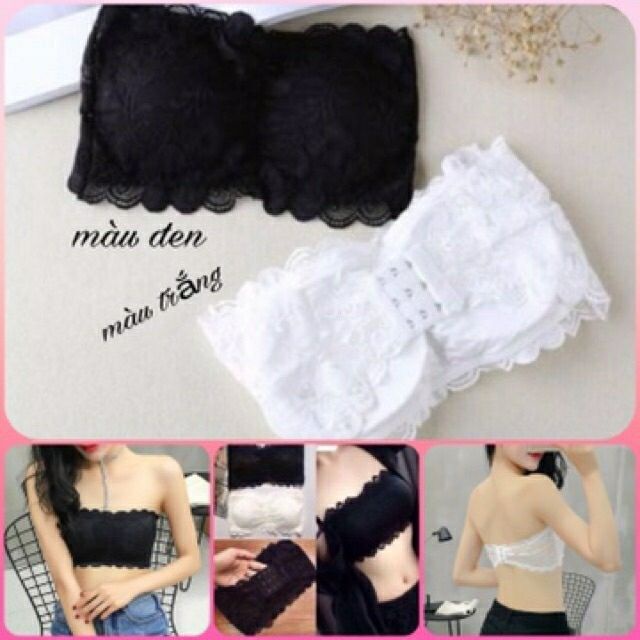 Sỉ 10 áo bra ren không dây