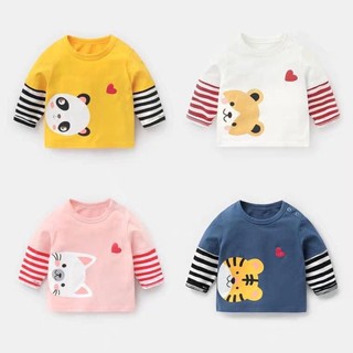 Áo thun dài tay thu đông cho bé ❤️ FREESHIP ❤ Áo giữ nhiệt chất cotton cho trẻ em bé trai bé gái