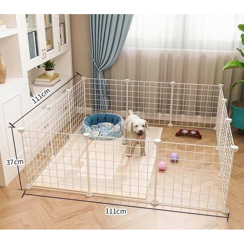 [Chuồng pet] Sỉ lẻ tấm lưới ghép chuồng cho chó mèo (tặng kèm chốt)