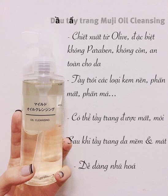 🔮Dầu tẩy trang Muji Cleansing Oil