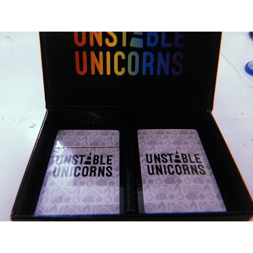 Trò Chơi Unstable Unicorns - Bài Kỳ Lân Bất Định Tiếng Anh loại xịn