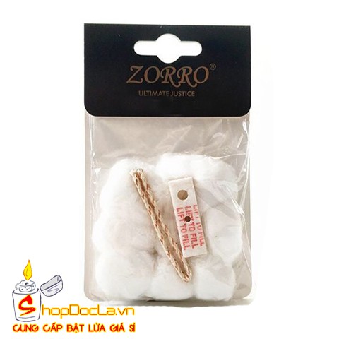 Bông Zippo có kèm phụ kiện