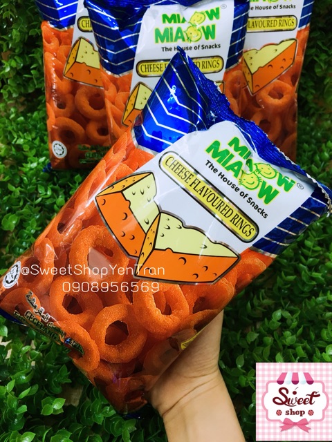Bánh vòng phô mai Miaow Miaow -Malaysia
