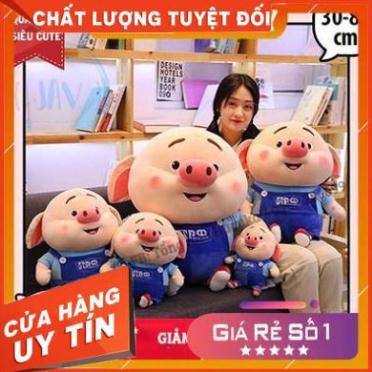 Gấu bông thú nhồi bông heo tiktok  vải co giãn 4 chiều