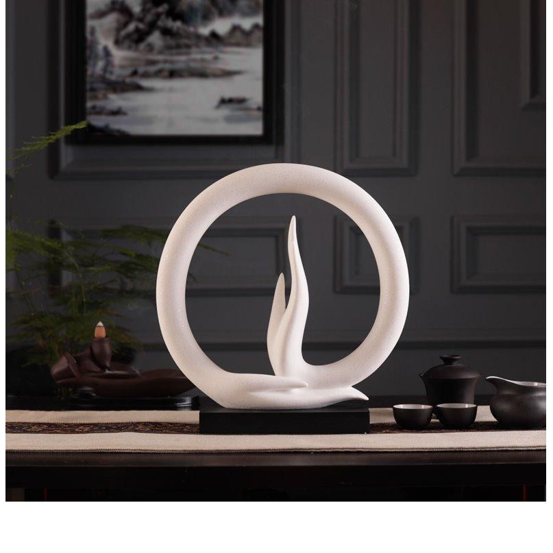 TƯỢNG TAY PHẬT QUAN ÂM BỒ TÁT, Tượng decor trang trí nột thất 30x10x30 cm mang bình an, hạnh phúc