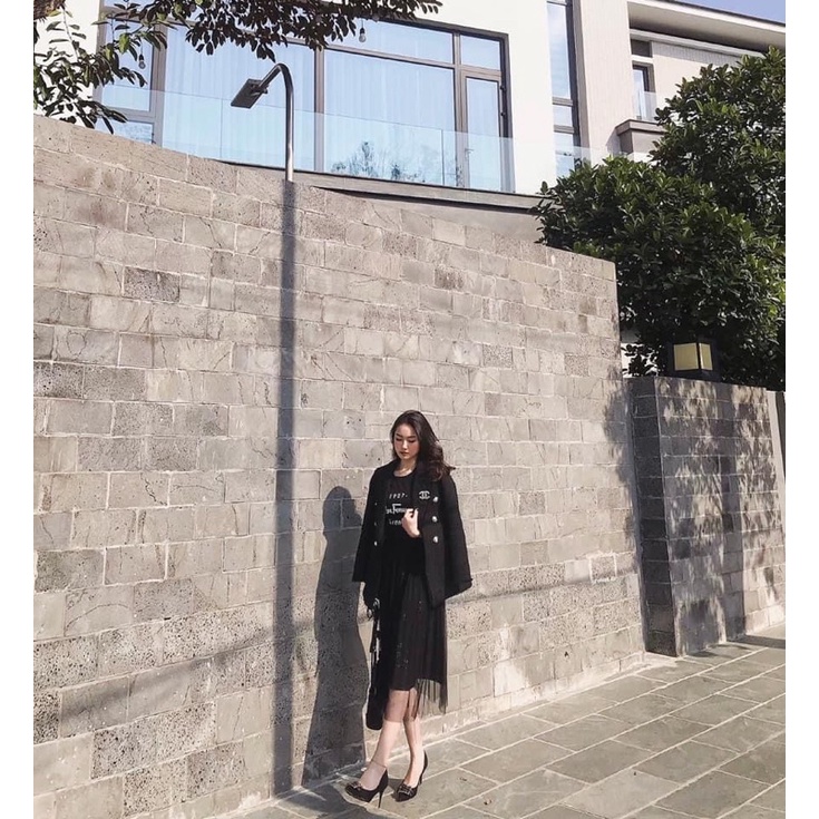 ( Ảnh thật ) V0101 Áo dạ tweed 6 cúc | BigBuy360 - bigbuy360.vn