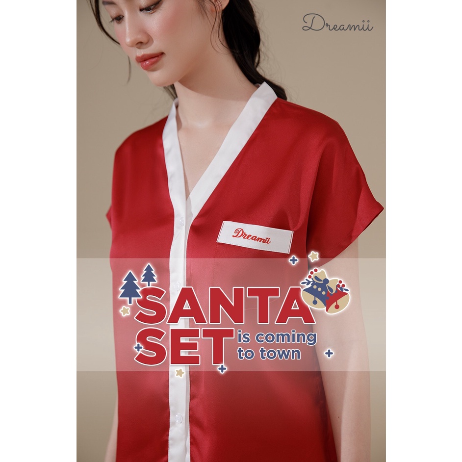 [DREAMII] Bộ ngủ cộc tay Santa