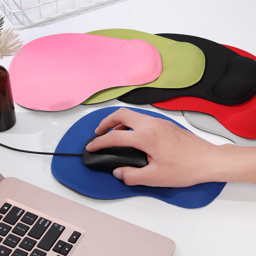 Tấm lót chuột cơ bằng silicon mềm mại nhiều màu tiện dụng cho PC Laptop