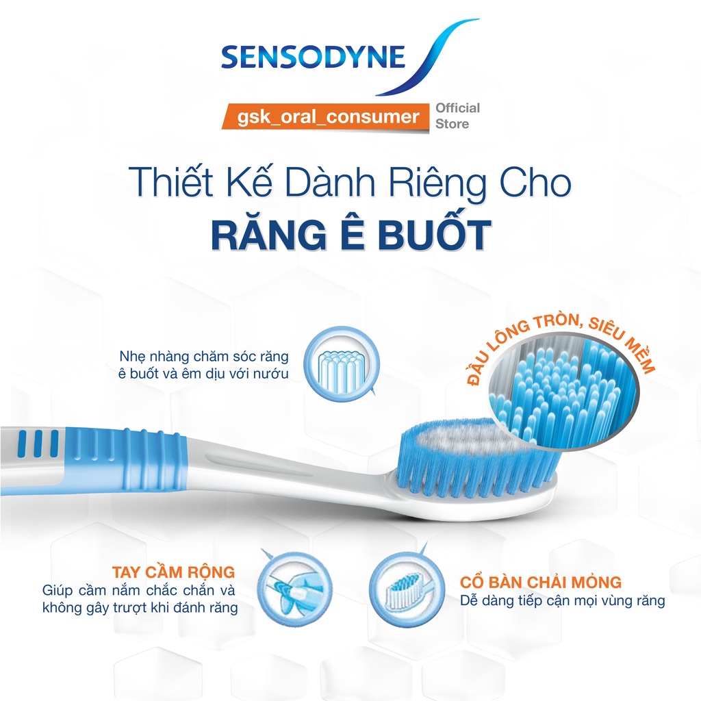 Bộ 2 bàn chải đánh răng Sensodyne Ultra Sensitive Ex Soft