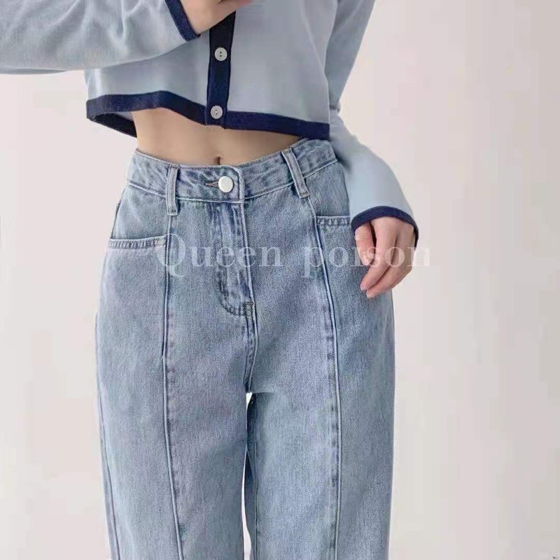 QUẦN JEAN DÁNG XUÔNG GÂN GIỮA