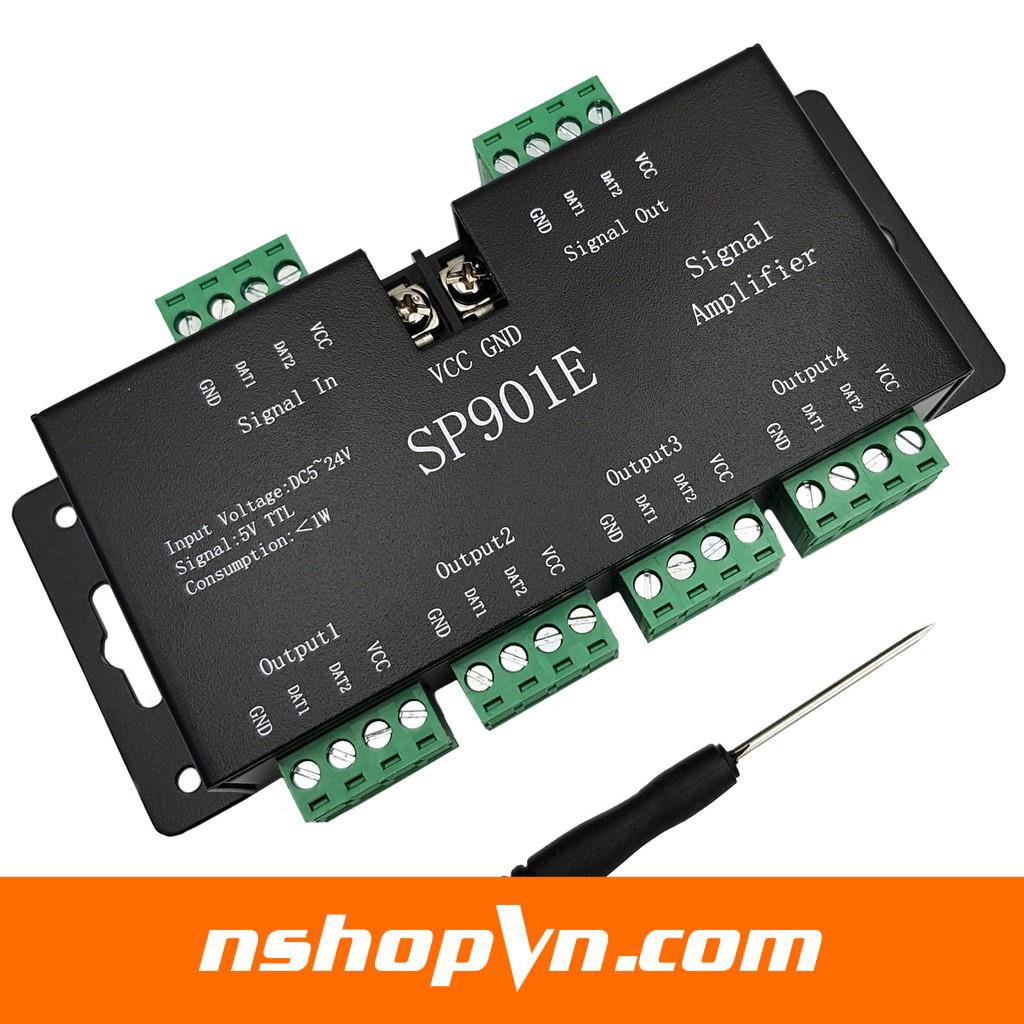 Bộ khuếch đại tín hiệu SP901E cho LED WS2811 / 2812B