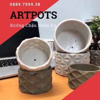 Chậu Trồng Cây Để Bàn Mini 10x6 cm