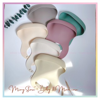 Yếm Máng Ăn Dặm Silicone BLUEMAMA Hàn Quốc