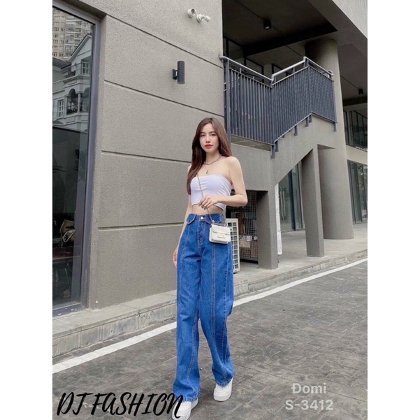 [ảnh thật] QUẦN JEAN ỐNG SUÔNG HAI TÚI KIỂU SIÊU XINH TỪ TIQI.JEAN1988