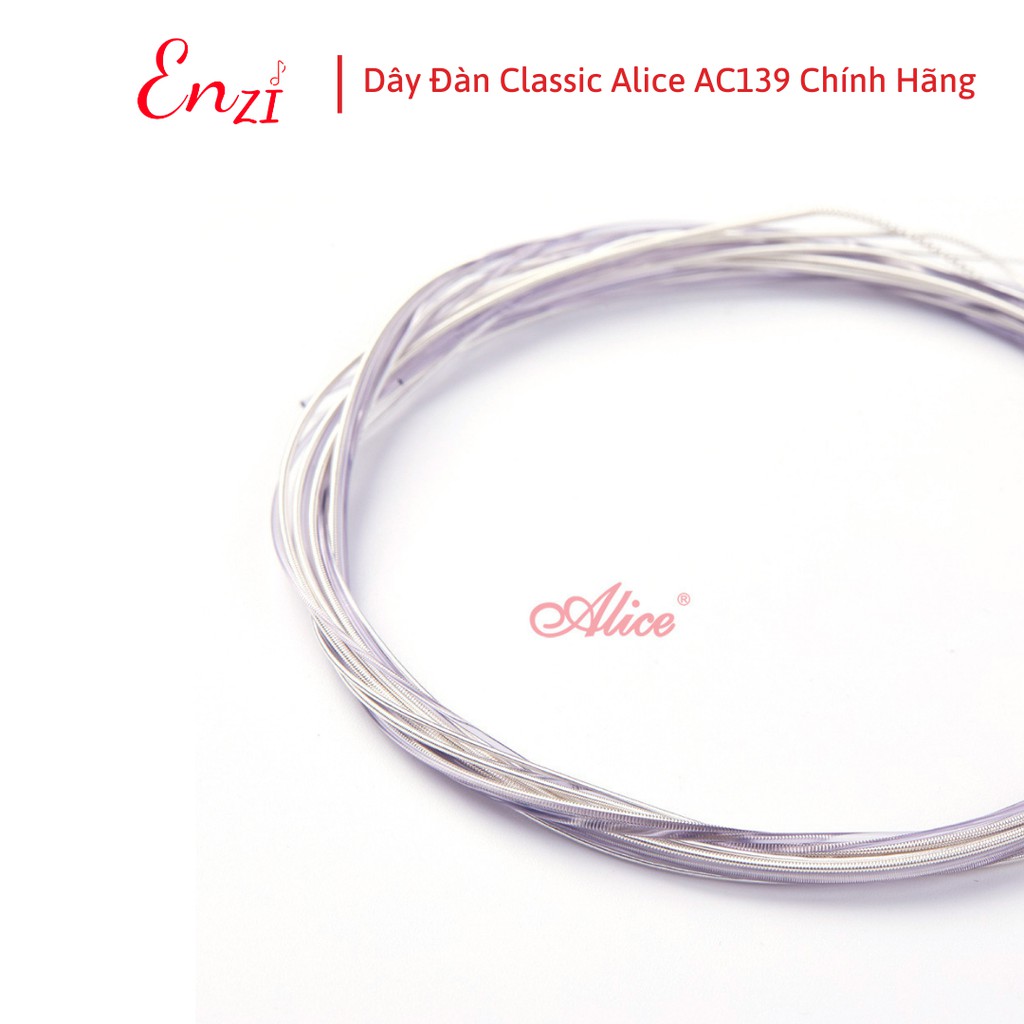 Dây đàn guitar classic Alice AC139 chính hãng dây nylon cho đàn cổ điển Enzi