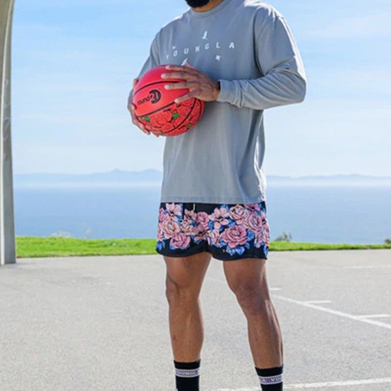 Quần Short Thể Thao Thoáng Khí Phong Cách Đường Phố Mỹ Mới Cho Nam Và Nữ