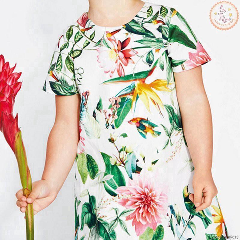 Đầm hoa công chúa cho bé gái