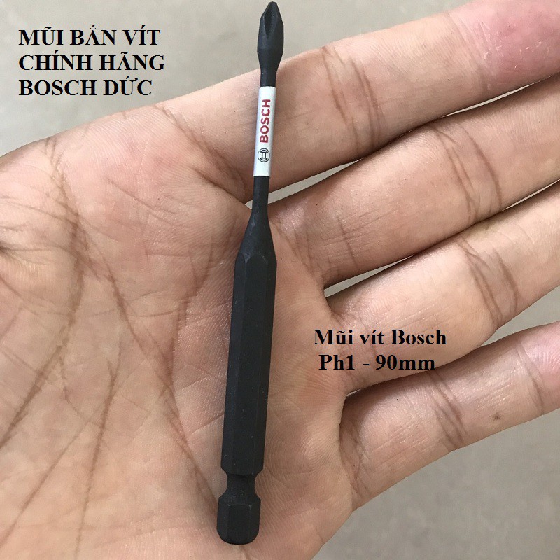 Mũi Vít Bosch đầu nhỏ PH1 - 90mm