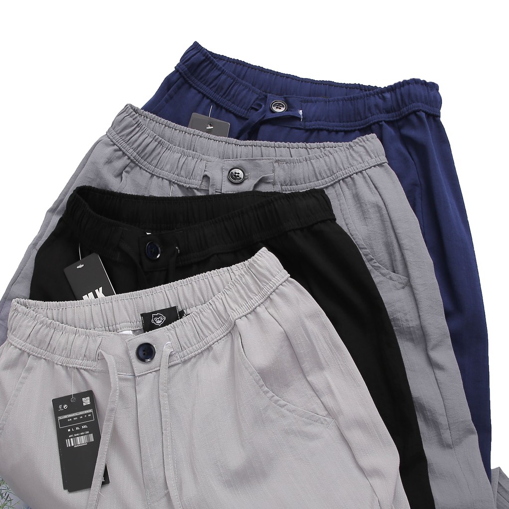 Quần đũi xước slimfit MK CLEVER, Form slimfit ôm gọn, chất vải đũi xước chống nhăn, mặc siêu thoáng và mát - QDX04 | BigBuy360 - bigbuy360.vn