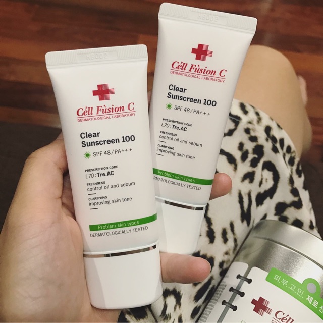 Kem chống nắng Cell cho da mụn