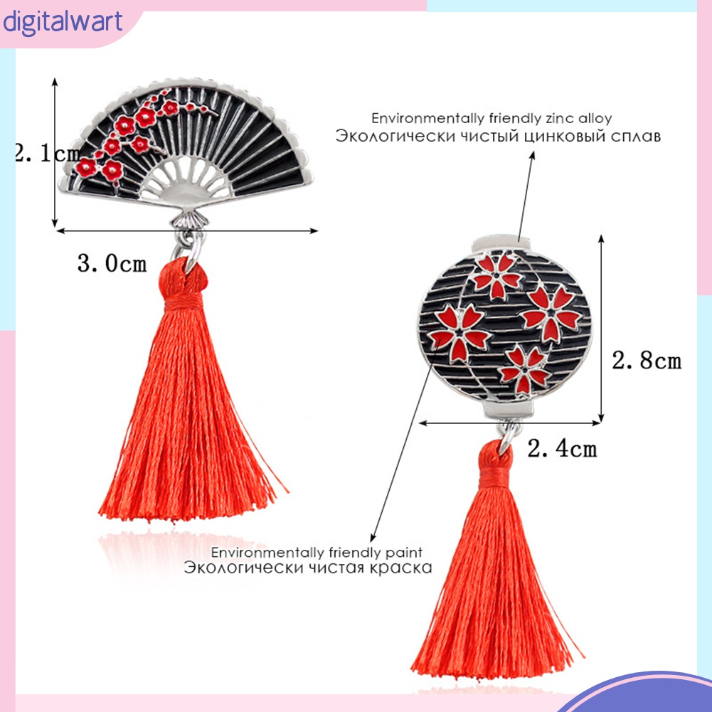 Ghim Cài Áo Hình Quạt / Quả Cherry / Lồng Đèn Kiểu Nhật Bản Dễ Thương