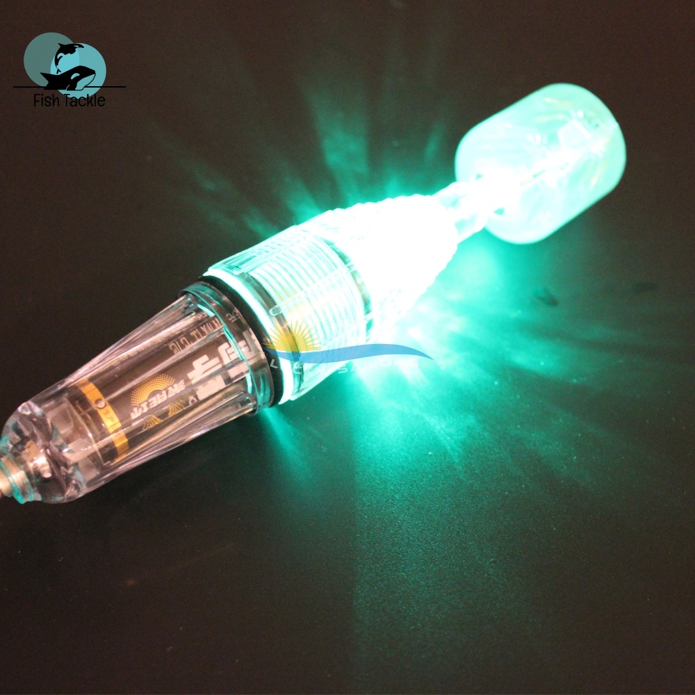 Mồi Câu Cá Giả Gắn Đèn LED Phát Sáng Chống Nước