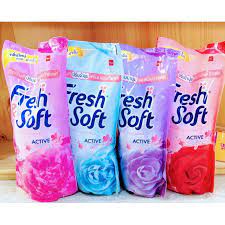 Nước xả vải Fresh Soft Thái lan túi 600ml_Hương hoa nồng nàn | unily88