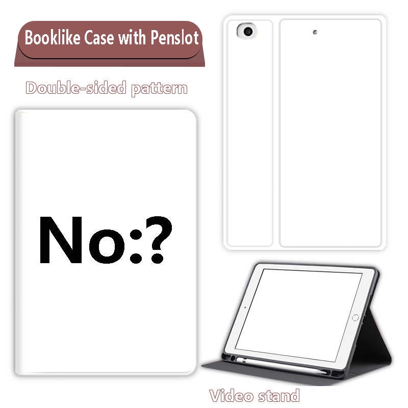 Ốp Máy Tính Bảng Có Ngăn Đựng Bút Cho iPad Ari5 Air4 Style 9th 8th 6th
