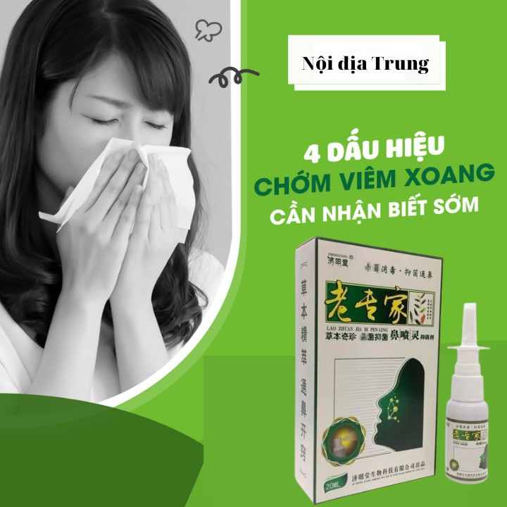 Xịt Thông Mũi Xoang Nội Địa Trung - Xịt Xoang Mũi JIMINGTANG