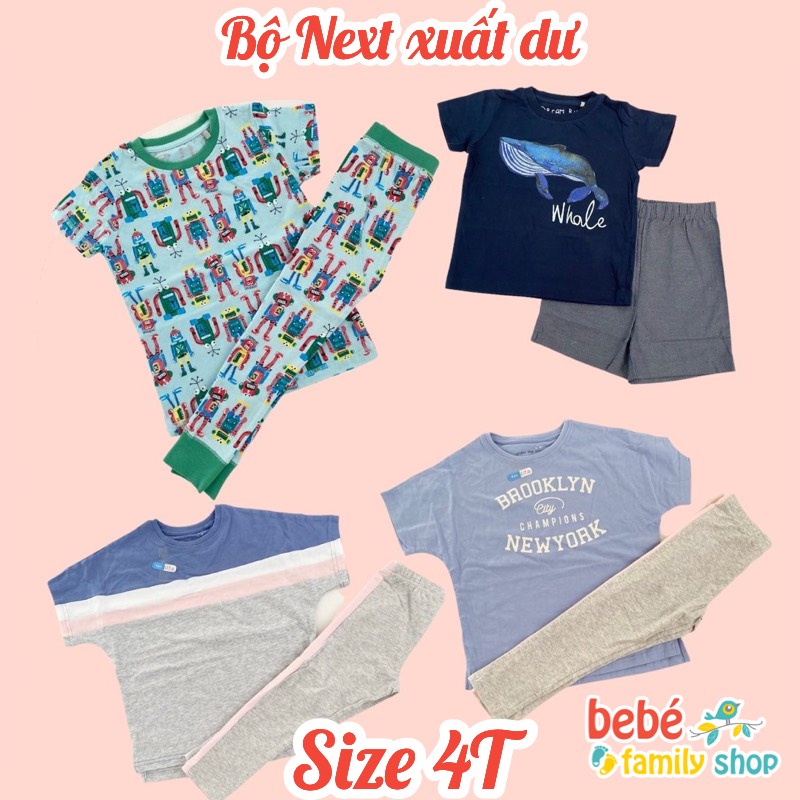 Set bộ bé trai xuất dư cao cấp Next - STN